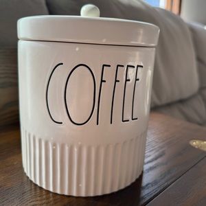 Rae Dunn artisan coffee canister